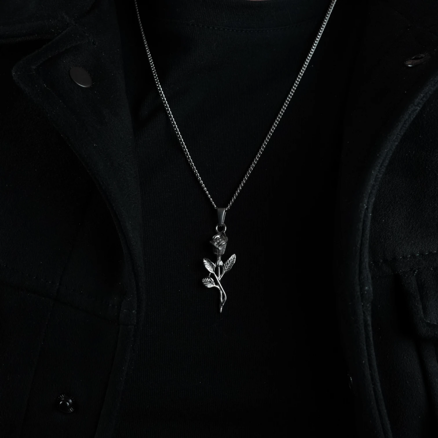 COLLAR ROSA - SILVER