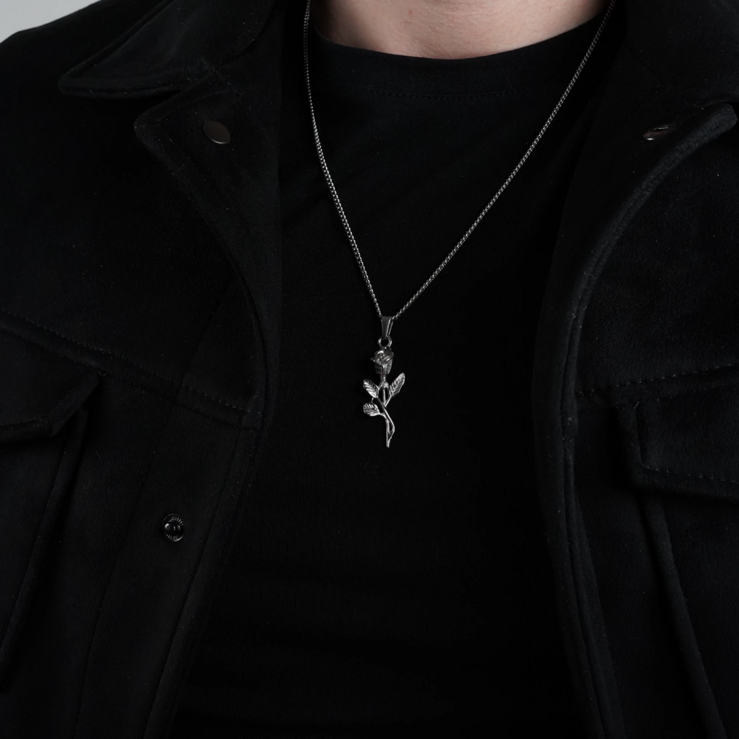 COLLAR ROSA - SILVER