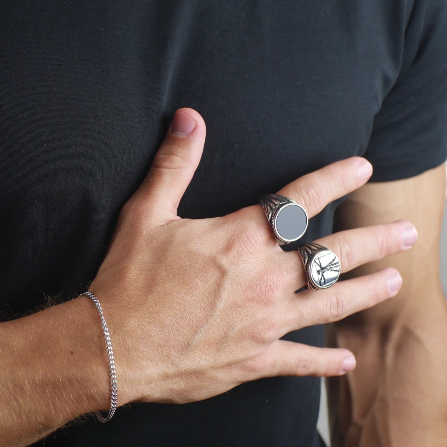 ANILLO EMPERADOR - SILVER - ATHEREOS