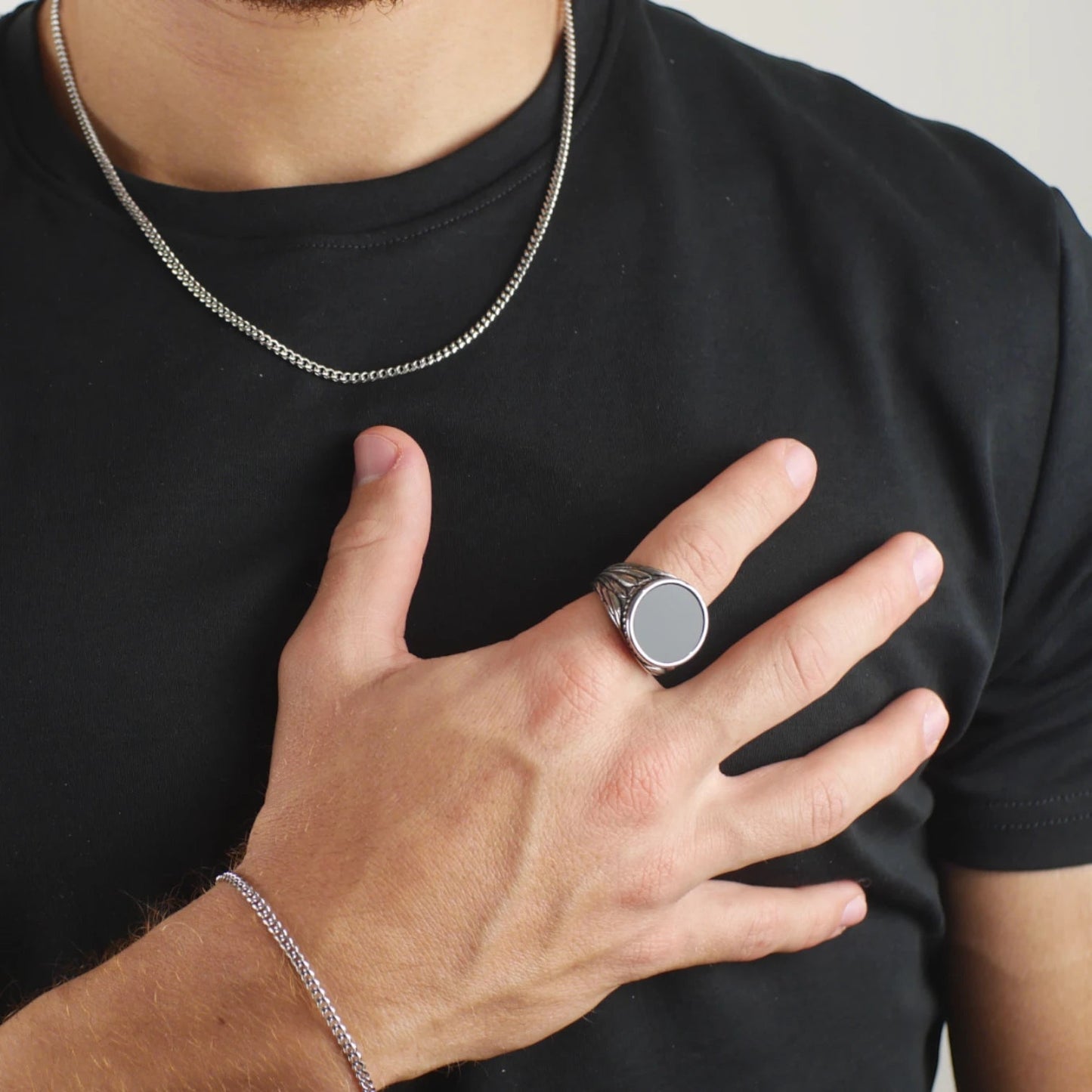 ANILLO EMPERADOR - SILVER - ATHEREOS