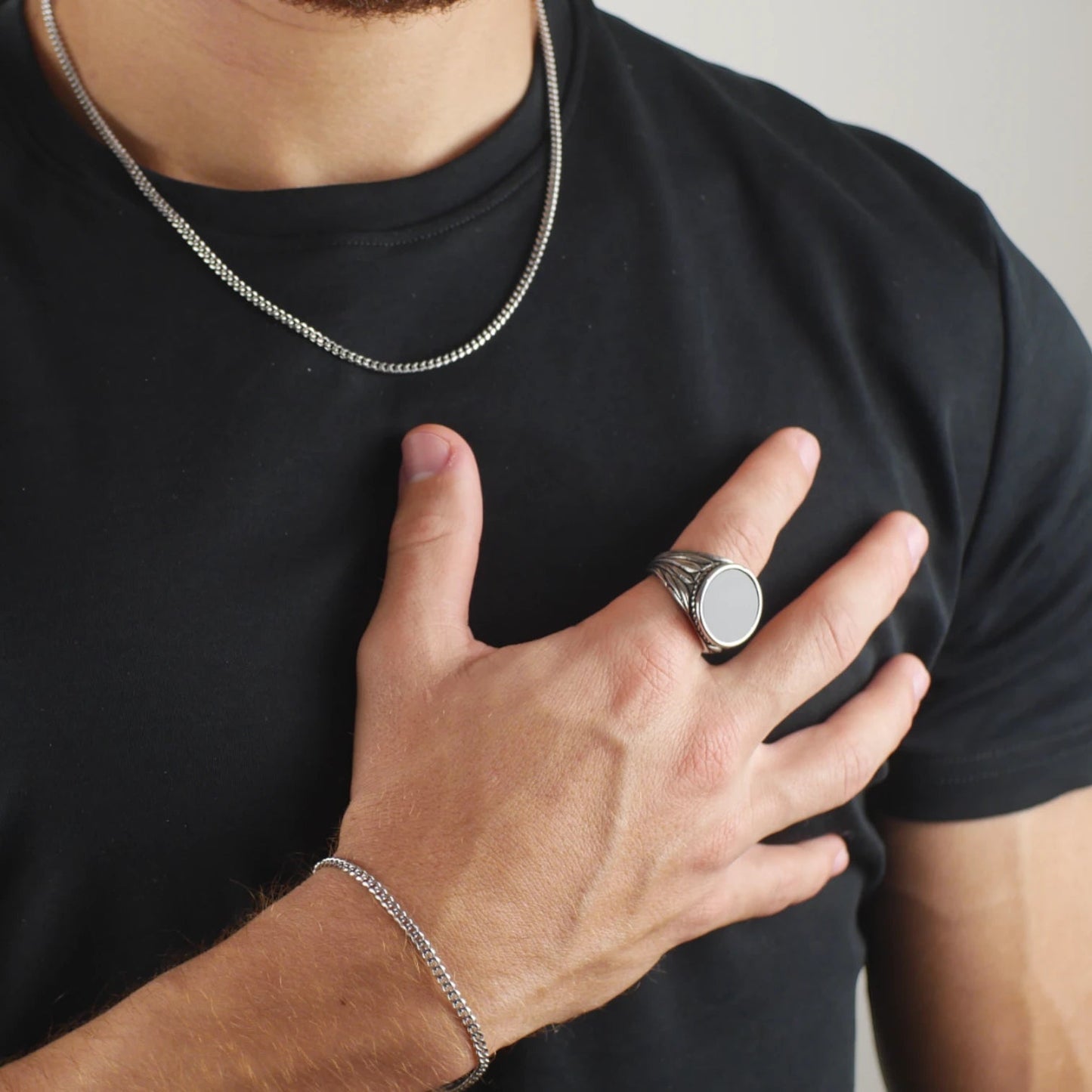 ANILLO EMPERADOR - SILVER - ATHEREOS