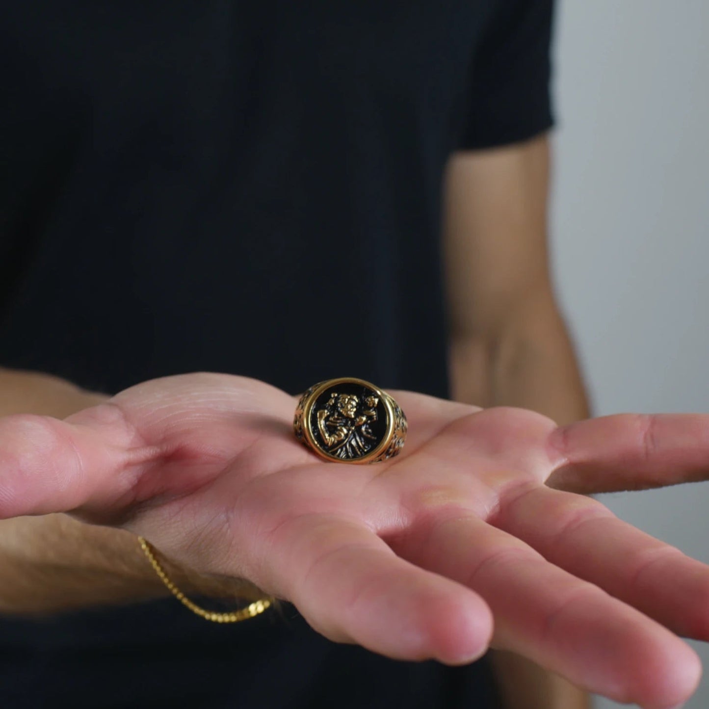 ANILLO SAN CRISTOBAL - GOLD - ATHEREOS