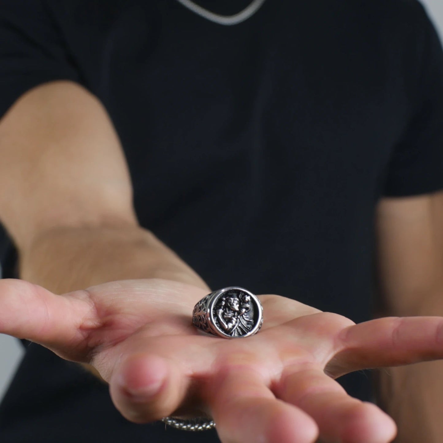 ANILLO SAN CRISTOBAL - SILVER - ATHEREOS