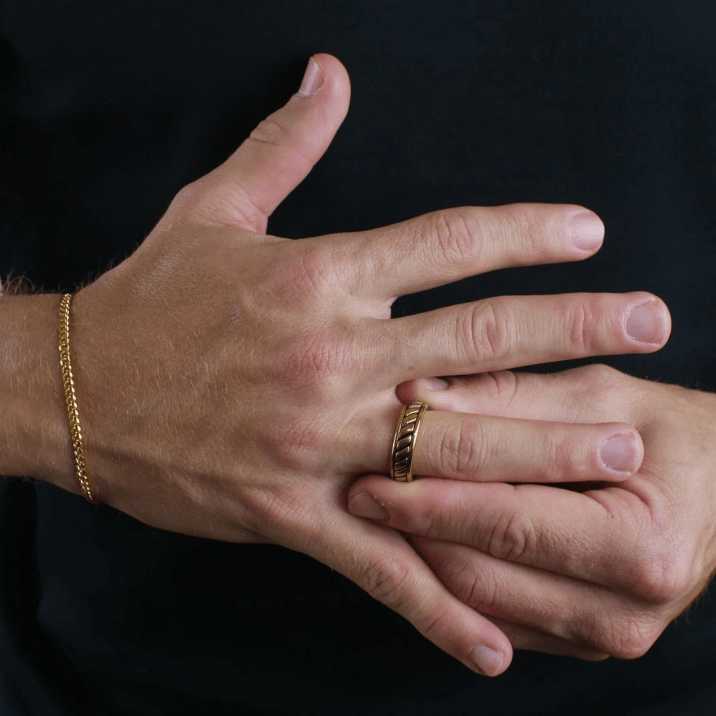ANILLO SOGA - GOLD - ATHEREOS