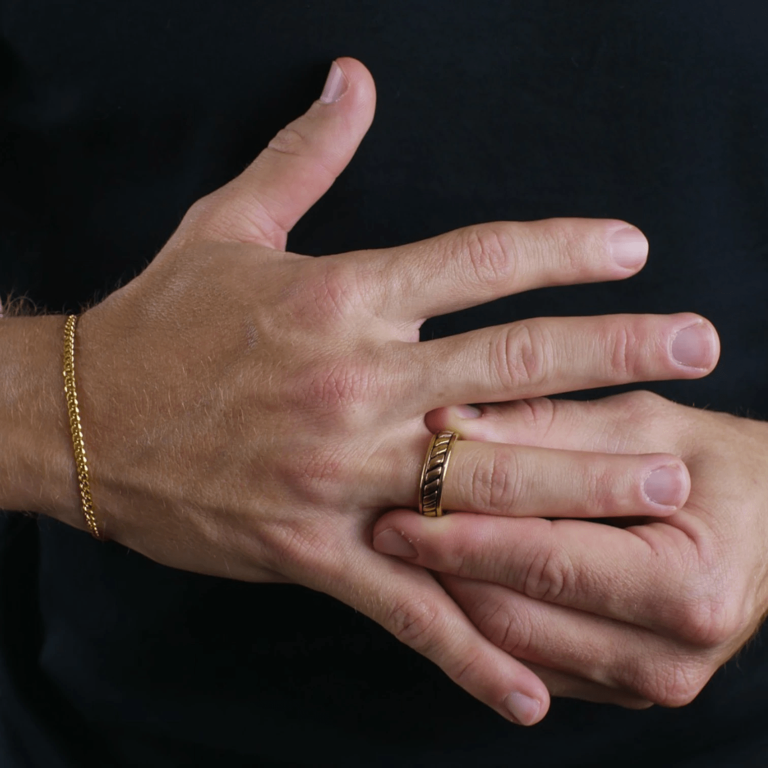 ANILLO SOGA - GOLD - ATHEREOS