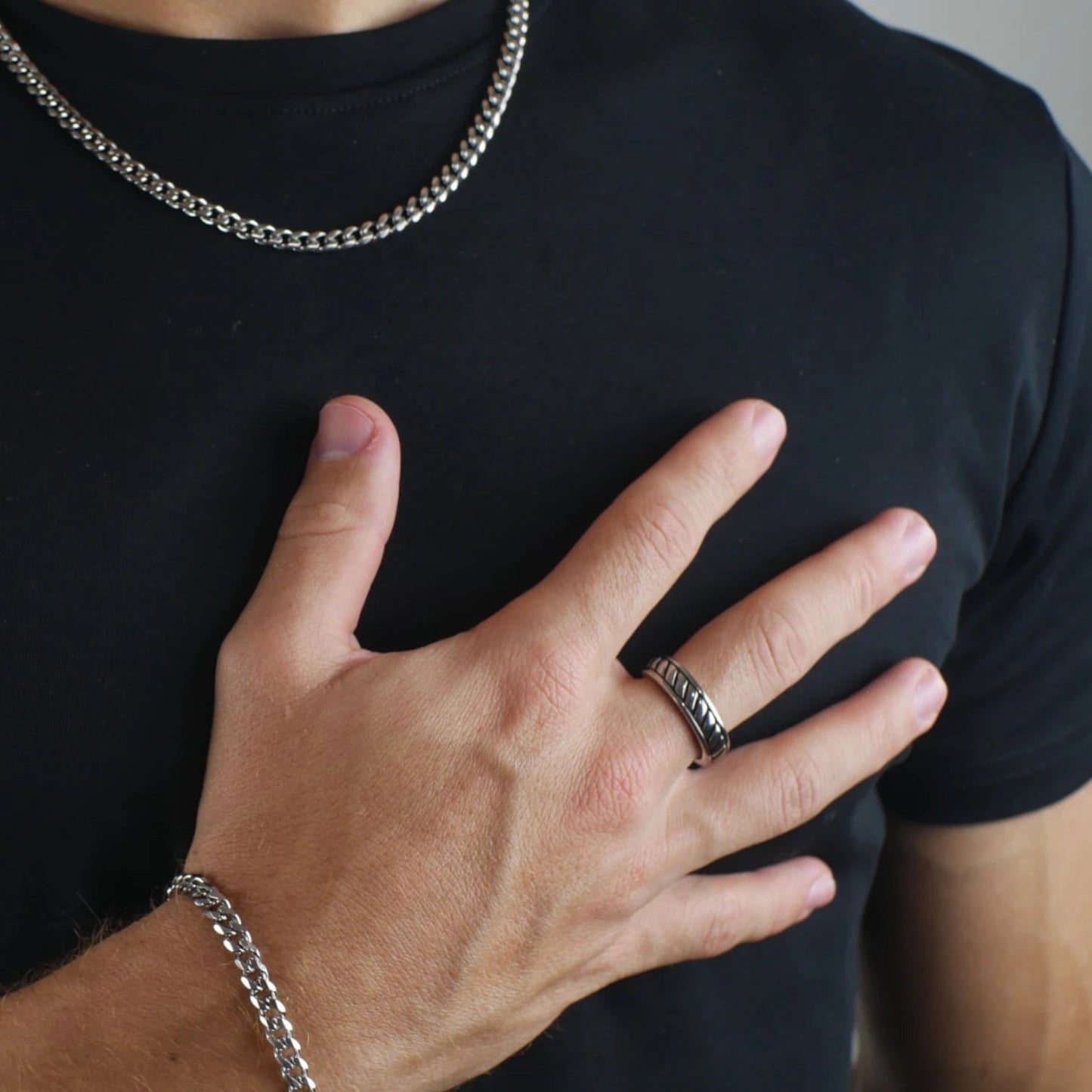 ANILLO SOGA - SILVER - ATHEREOS