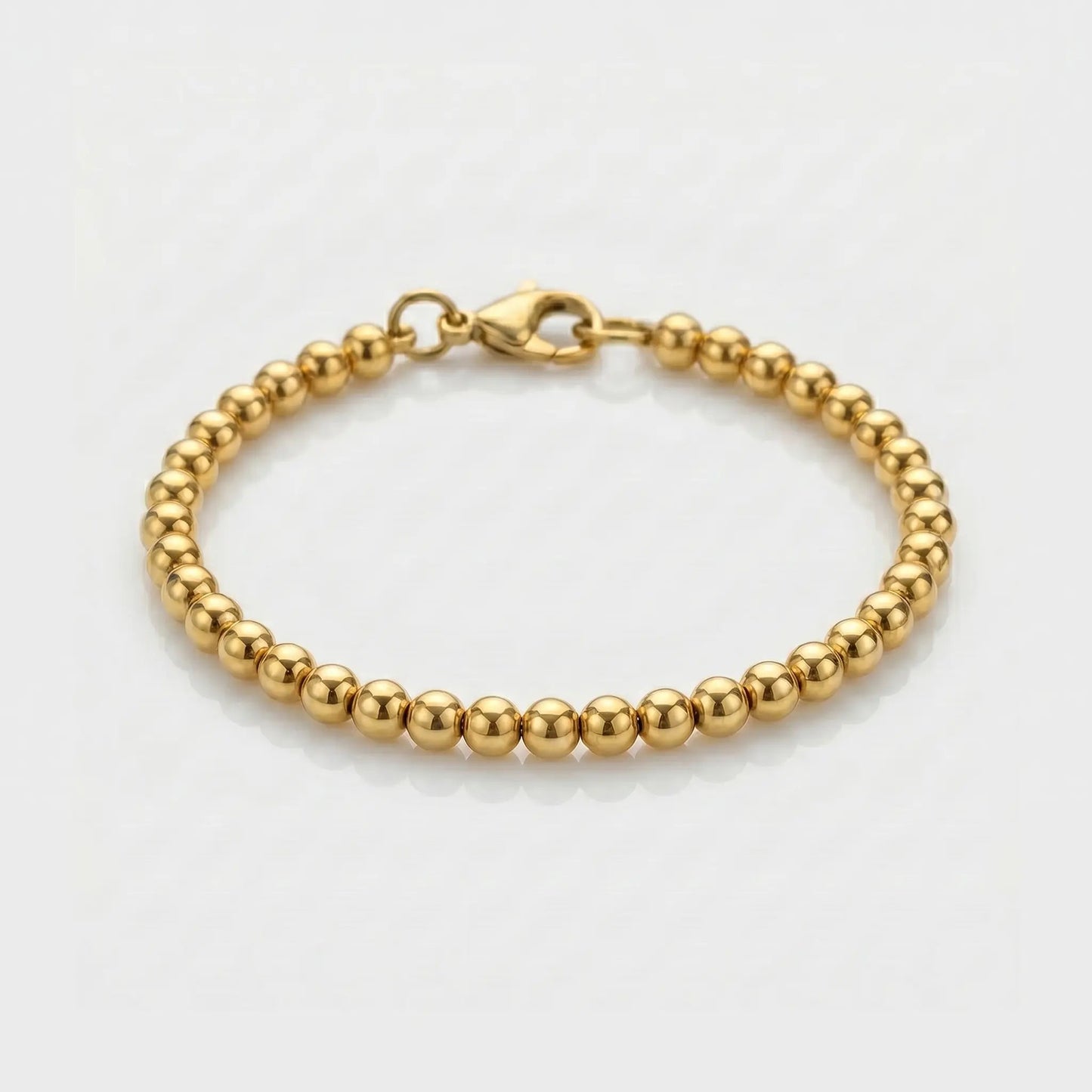 BRAZALETE ESFERA - GOLD 4MM - Athereos