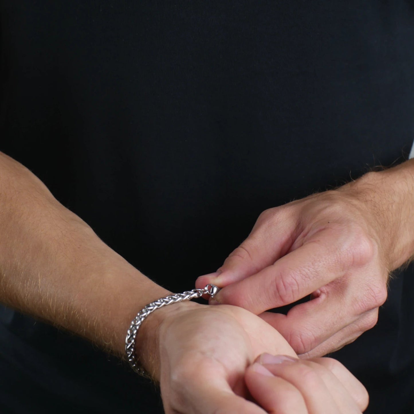 BRAZALETE ESPIGA - SILVER 5MM - ATHEREOS