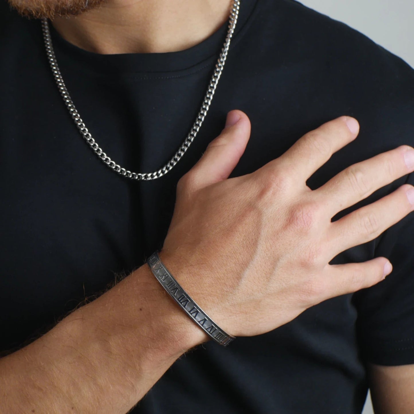 BRAZALETE ROMANO - SILVER - ATHEREOS