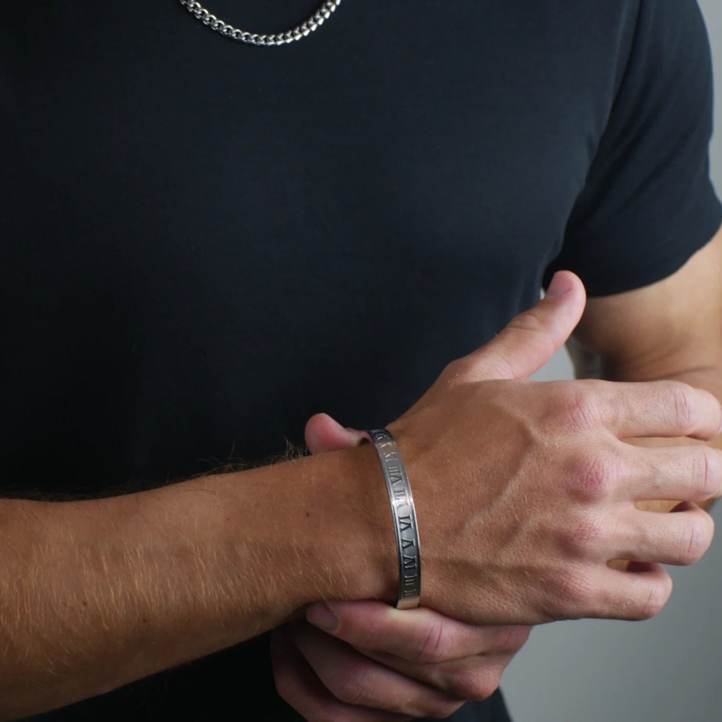 BRAZALETE ROMANO - SILVER - ATHEREOS