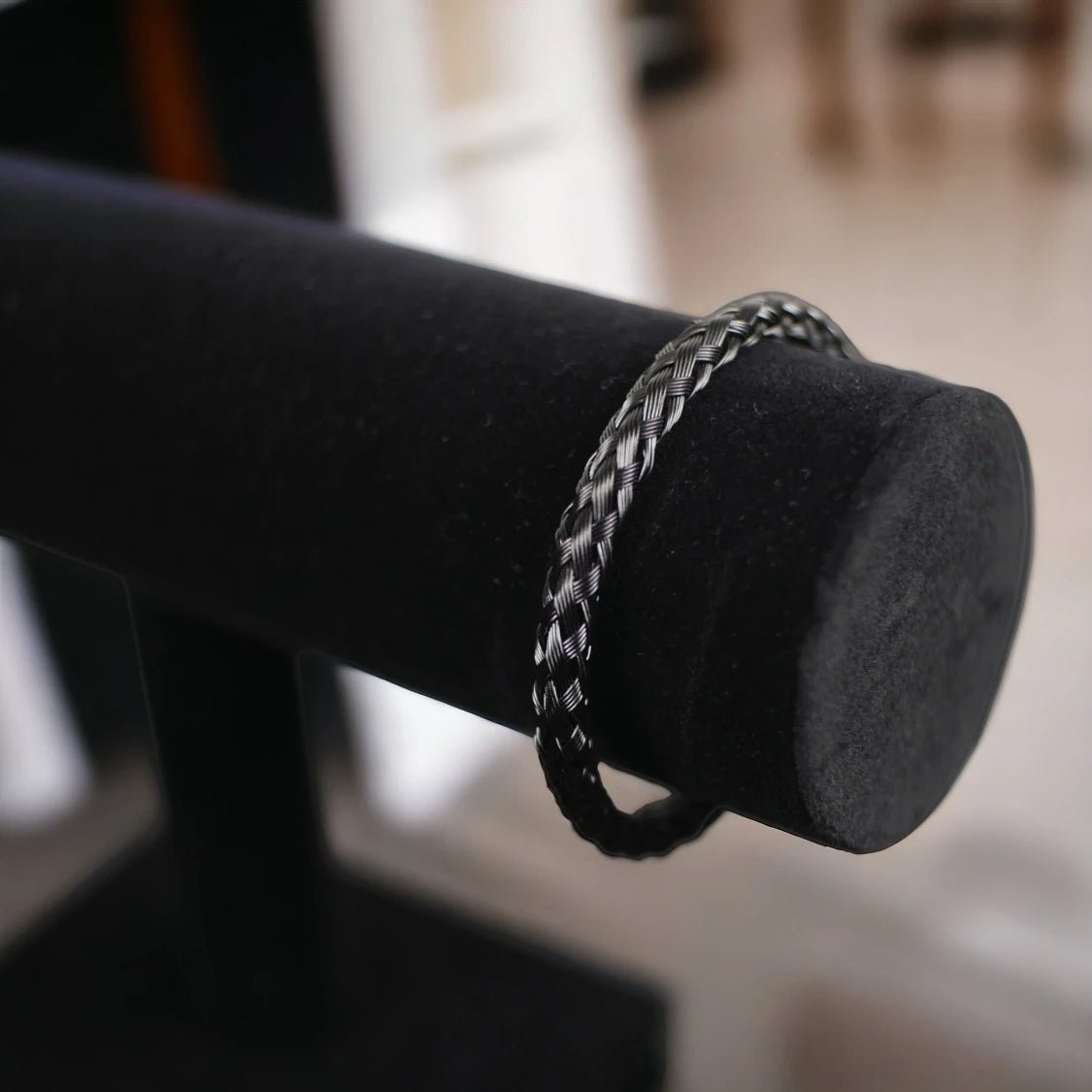 BRAZALETE TRENZADO - BLACK - ATHEREOS
