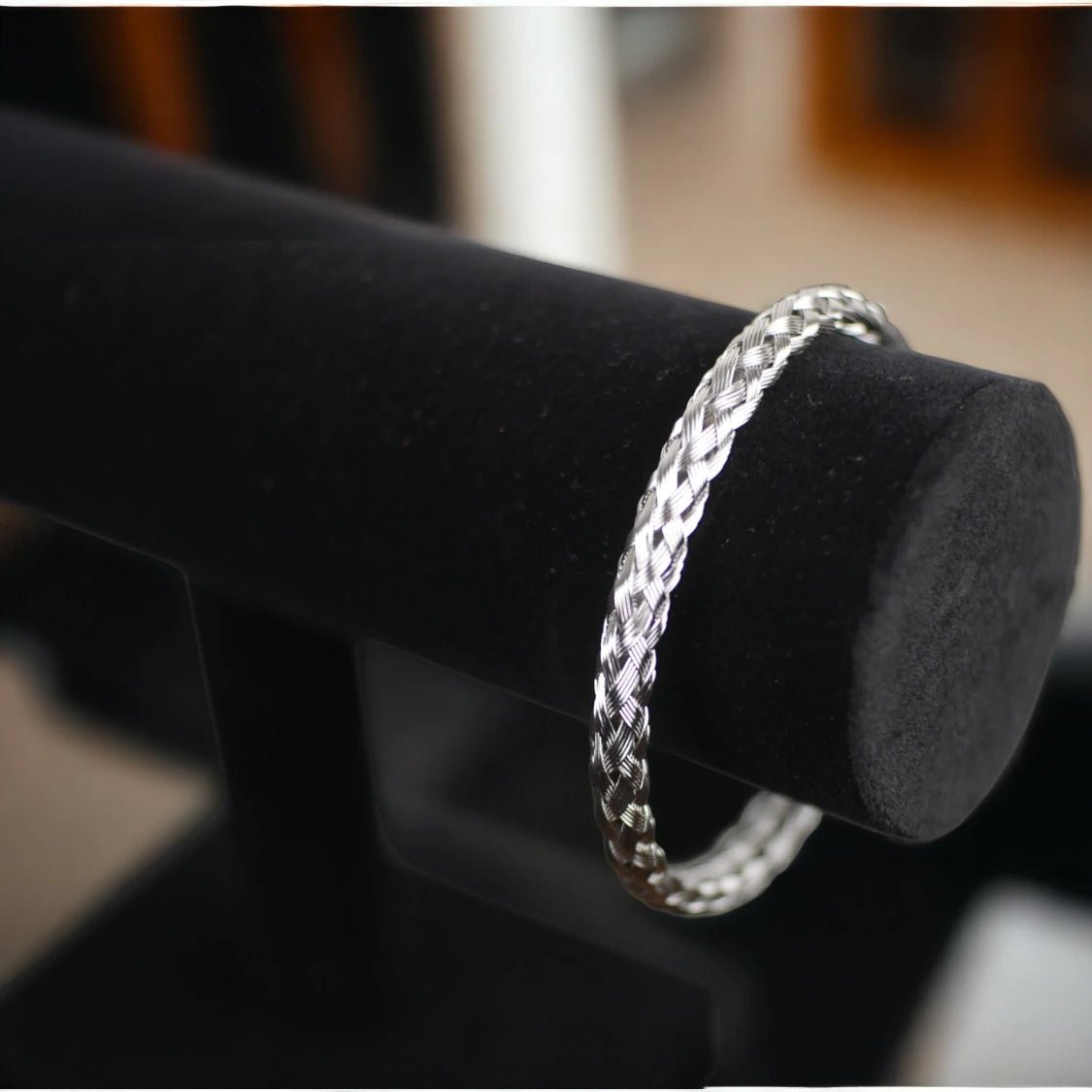 BRAZALETE TRENZADO - SILVER - ATHEREOS