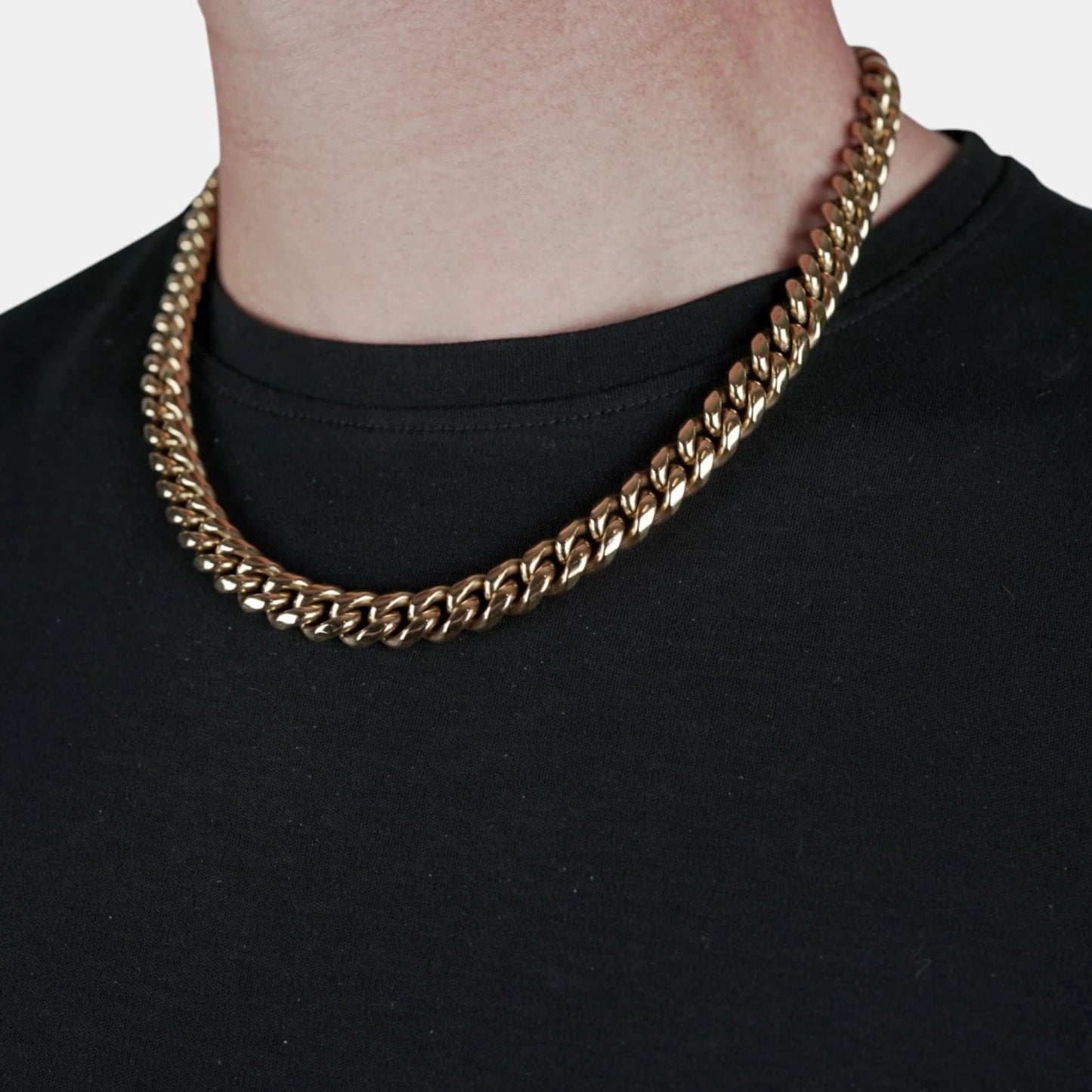 CADENA CUBANA - GOLD 10MM - ATHEREOS