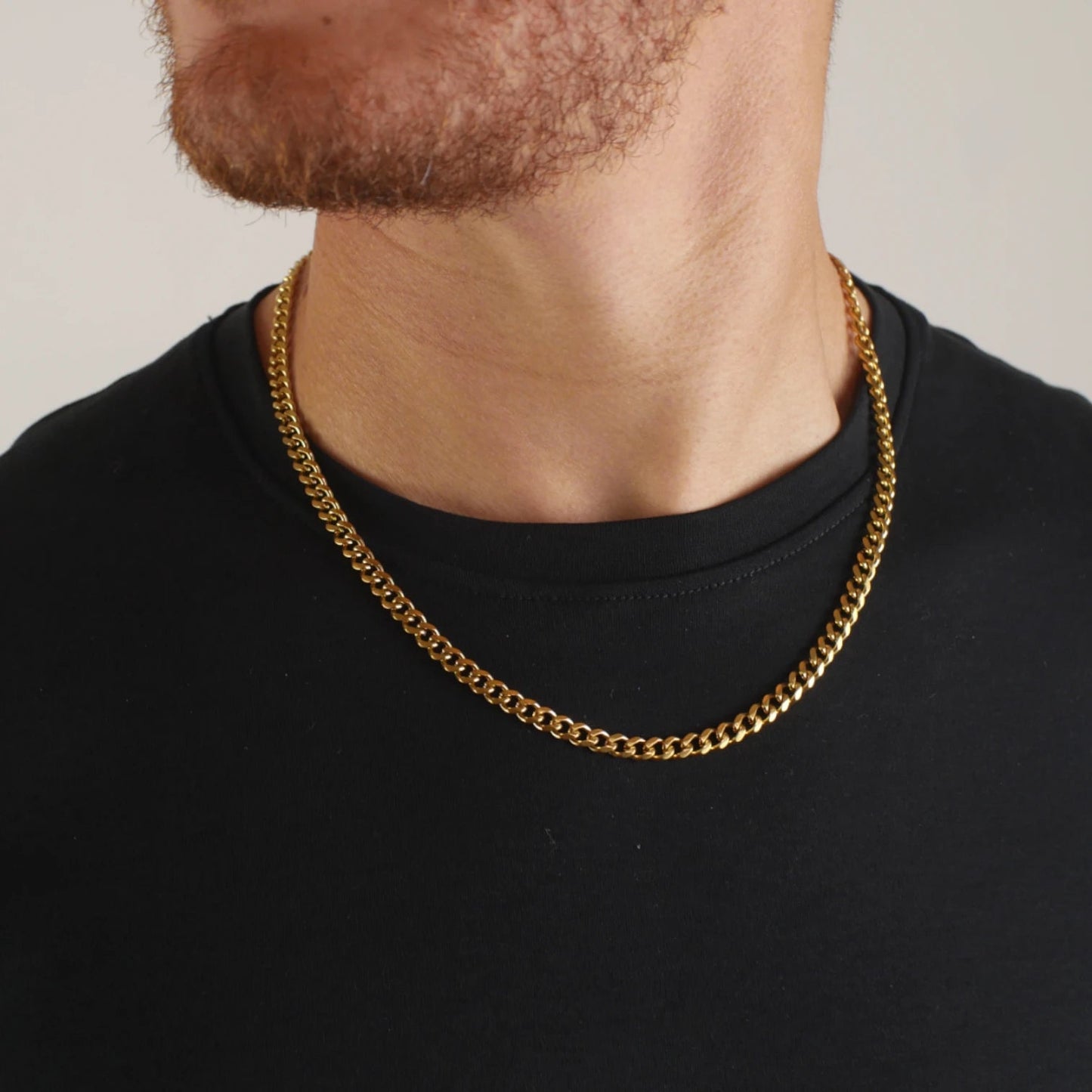 CADENA CUBANA - GOLD 5MM - ATHEREOS