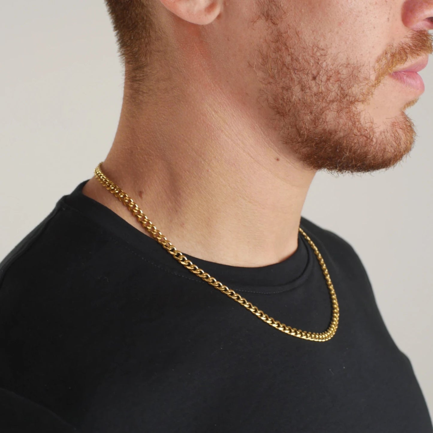 CADENA CUBANA - GOLD 5MM - ATHEREOS