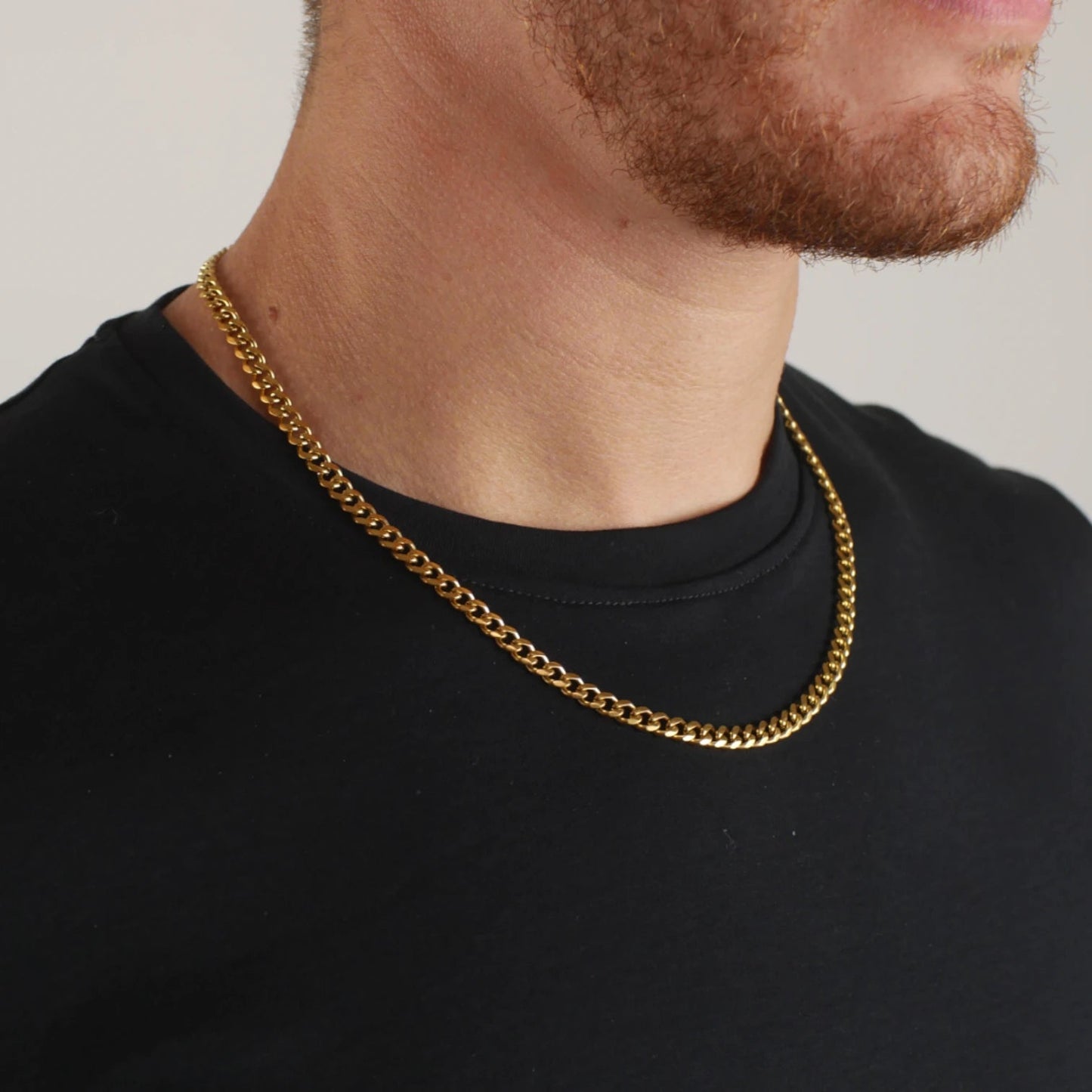 CADENA CUBANA - GOLD 5MM - ATHEREOS