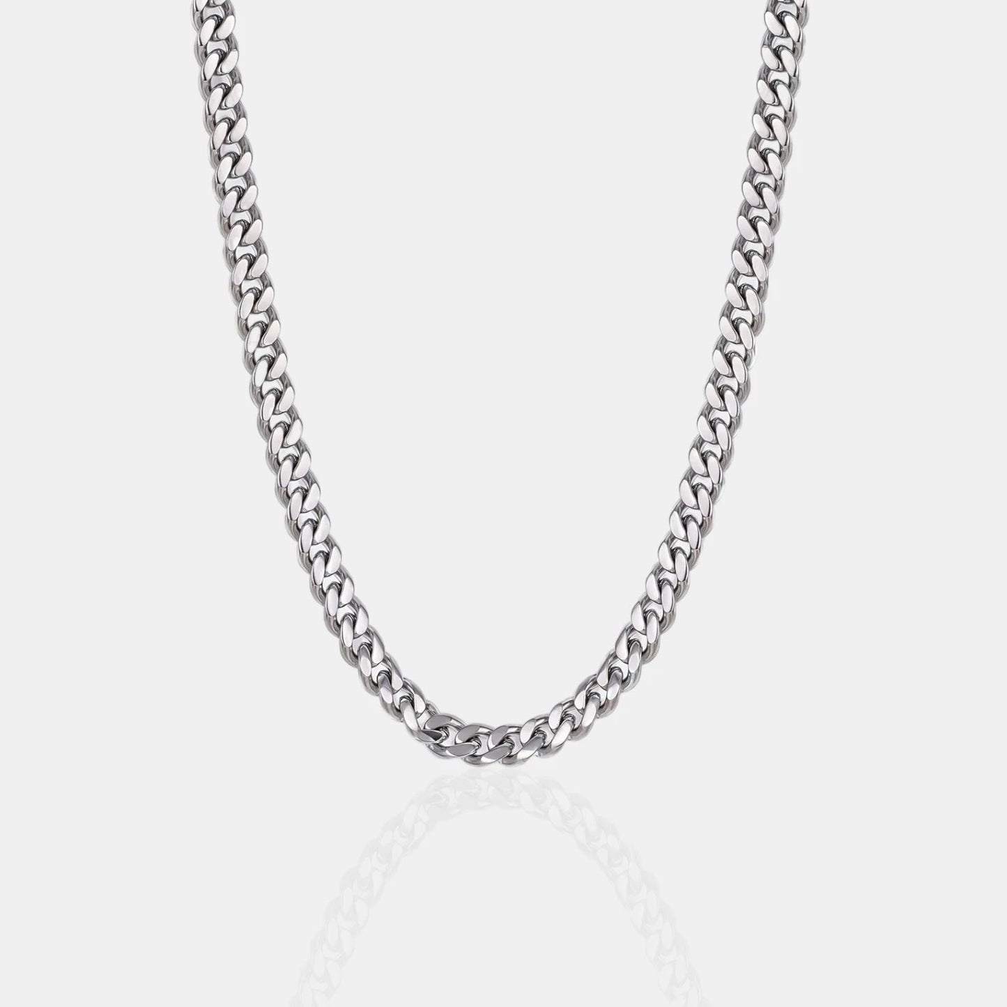 CADENA CUBANA - SILVER 5MM - ATHEREOS