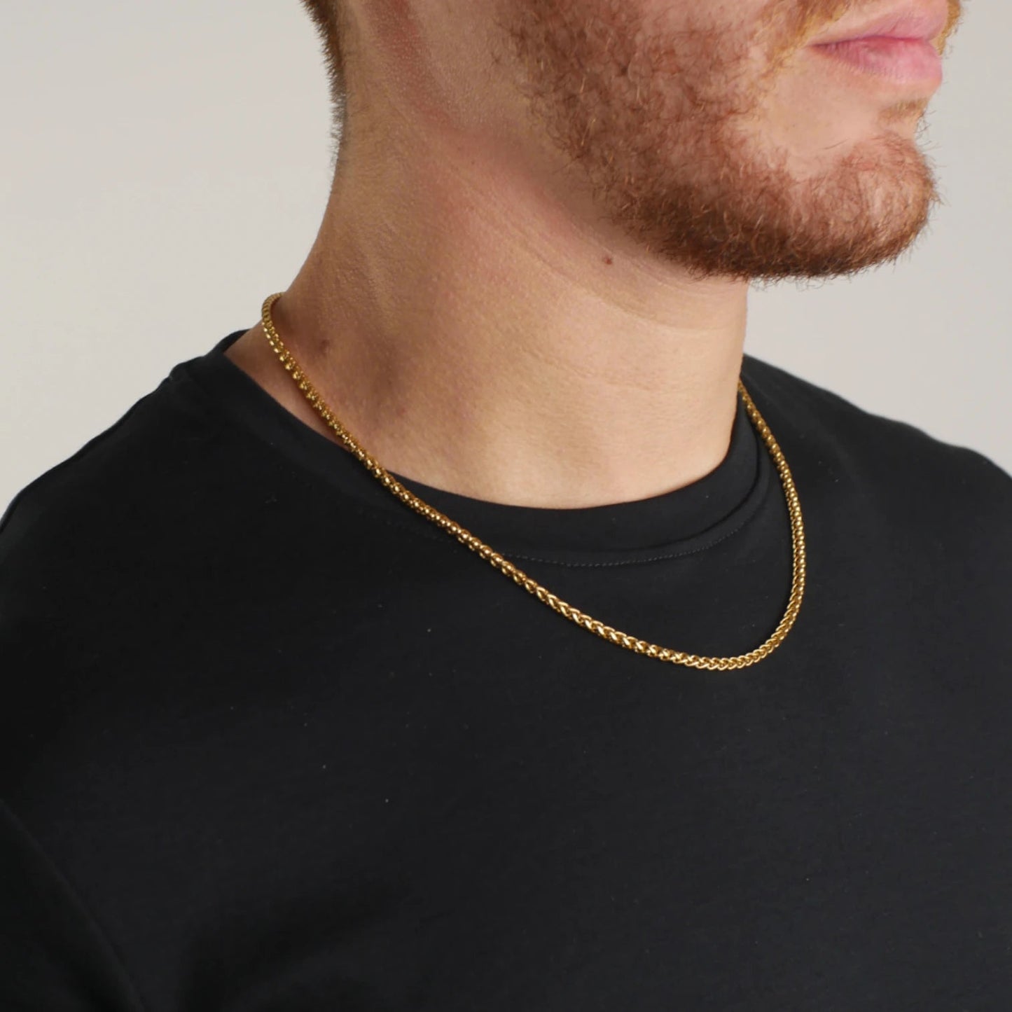 CADENA ESPIGA - GOLD 3MM - ATHEREOS