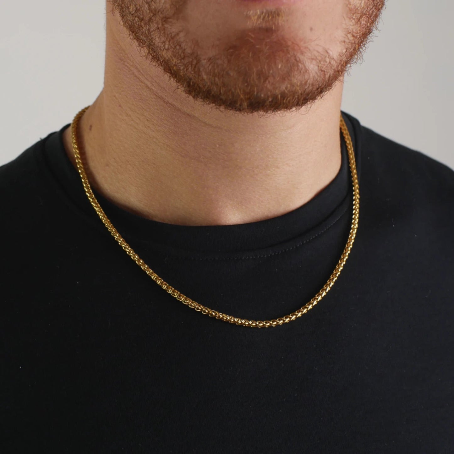 CADENA ESPIGA - GOLD 3MM - ATHEREOS