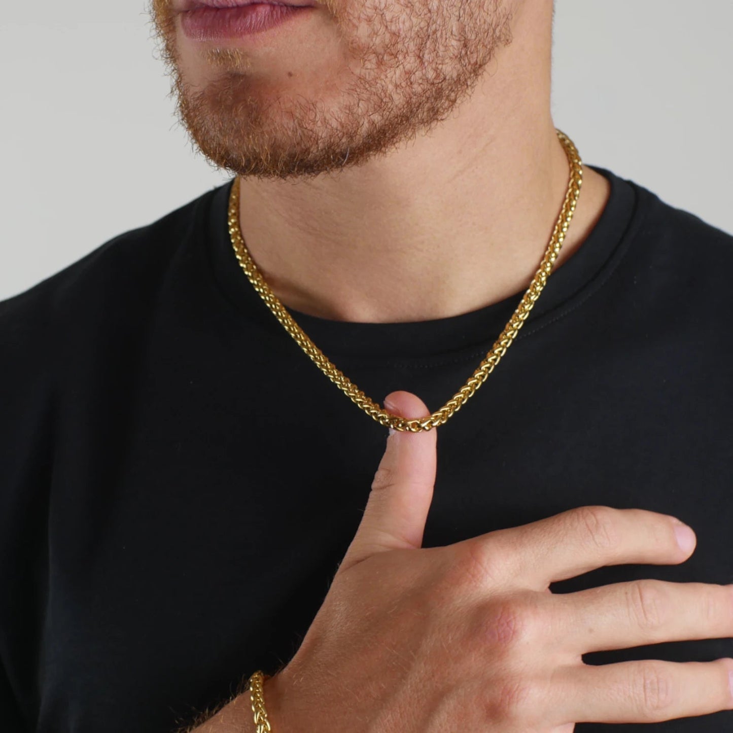 CADENA ESPIGA - GOLD 5MM - ATHEREOS