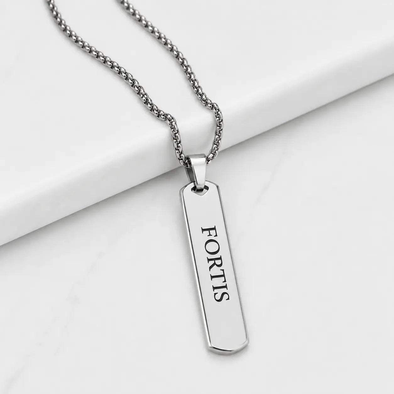 COLLAR OBELISCO - SILVER - Athereos