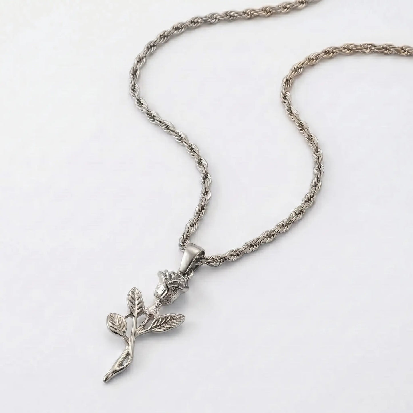COLLAR ROSA - SILVER - Athereos
