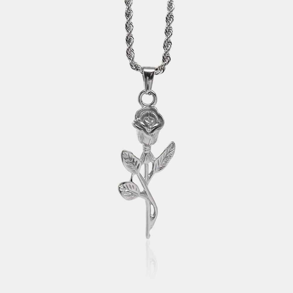COLLAR ROSA - SILVER