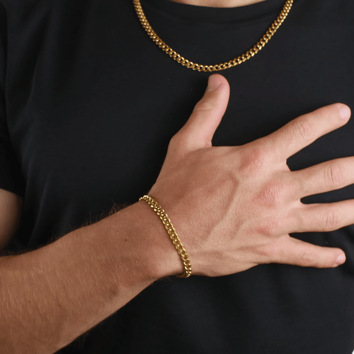 SET CUBANO - GOLD 5MM - ATHEREOS