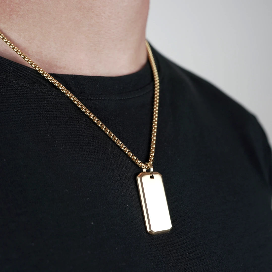 COLLAR TAG - GOLD