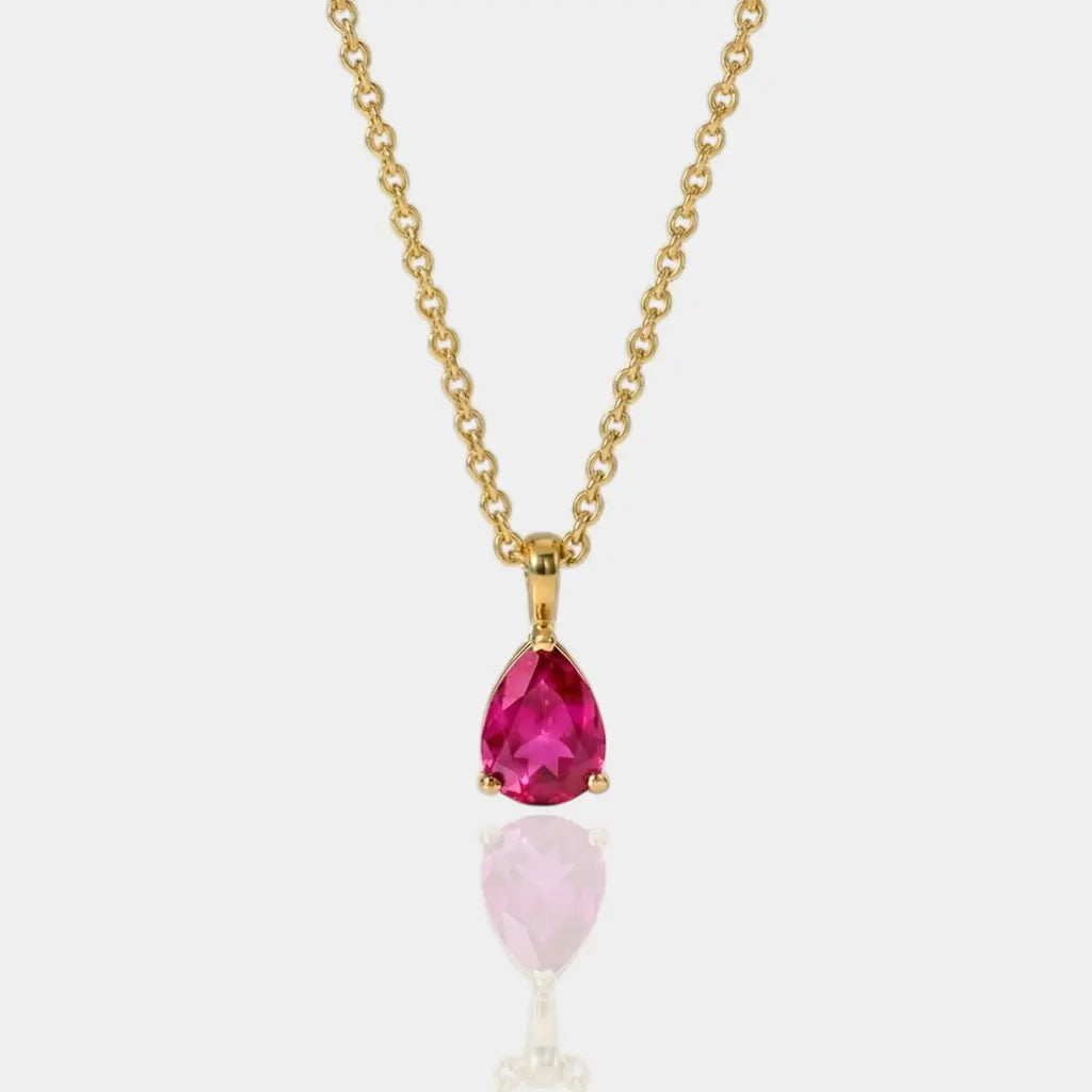 COLLAR BIRTHSTONE - GOLD