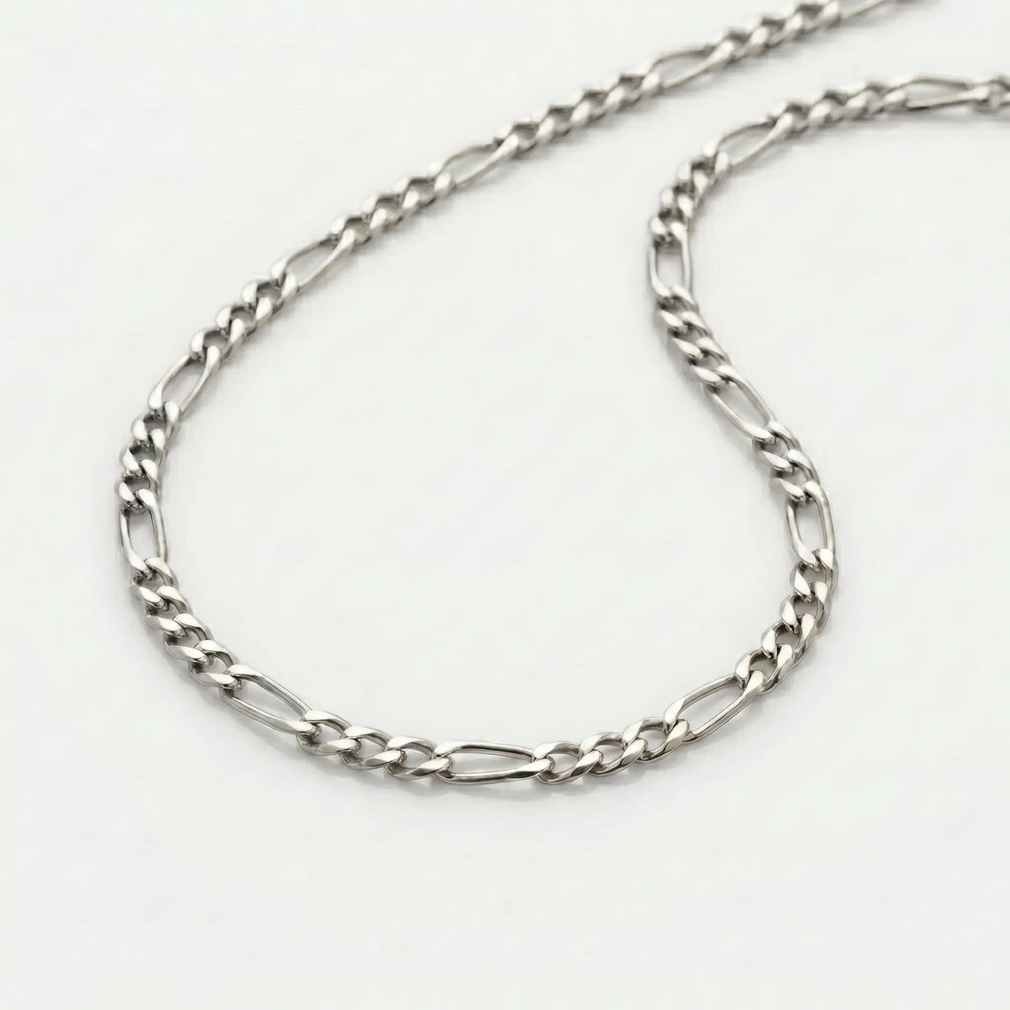 CADENA FIGARO - SILVER 3MM