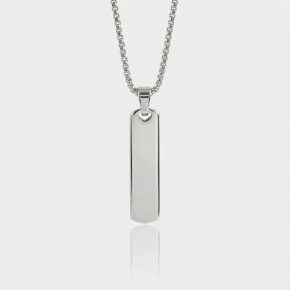 COLLAR OBELISCO - SILVER