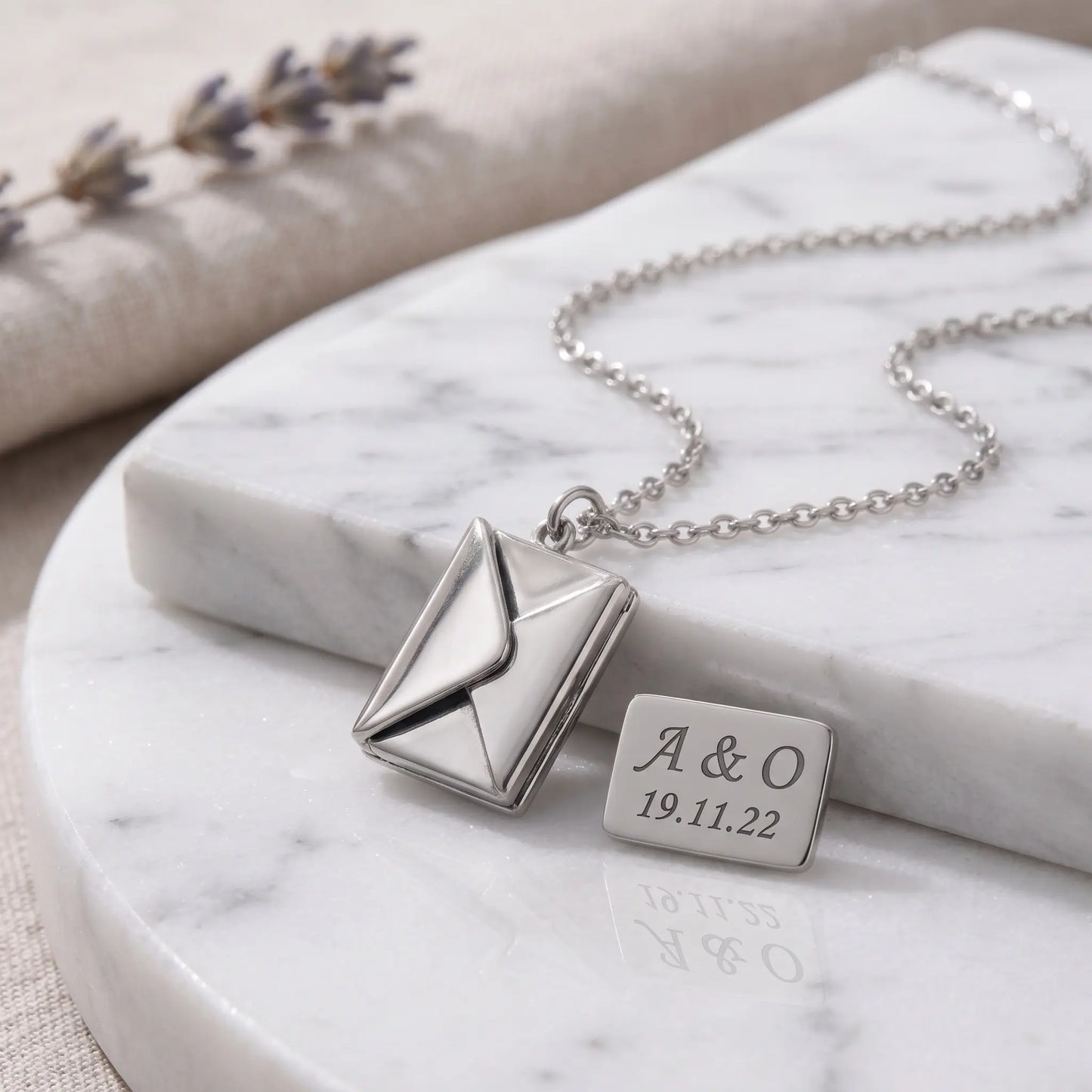 COLLAR CARTA - SILVER