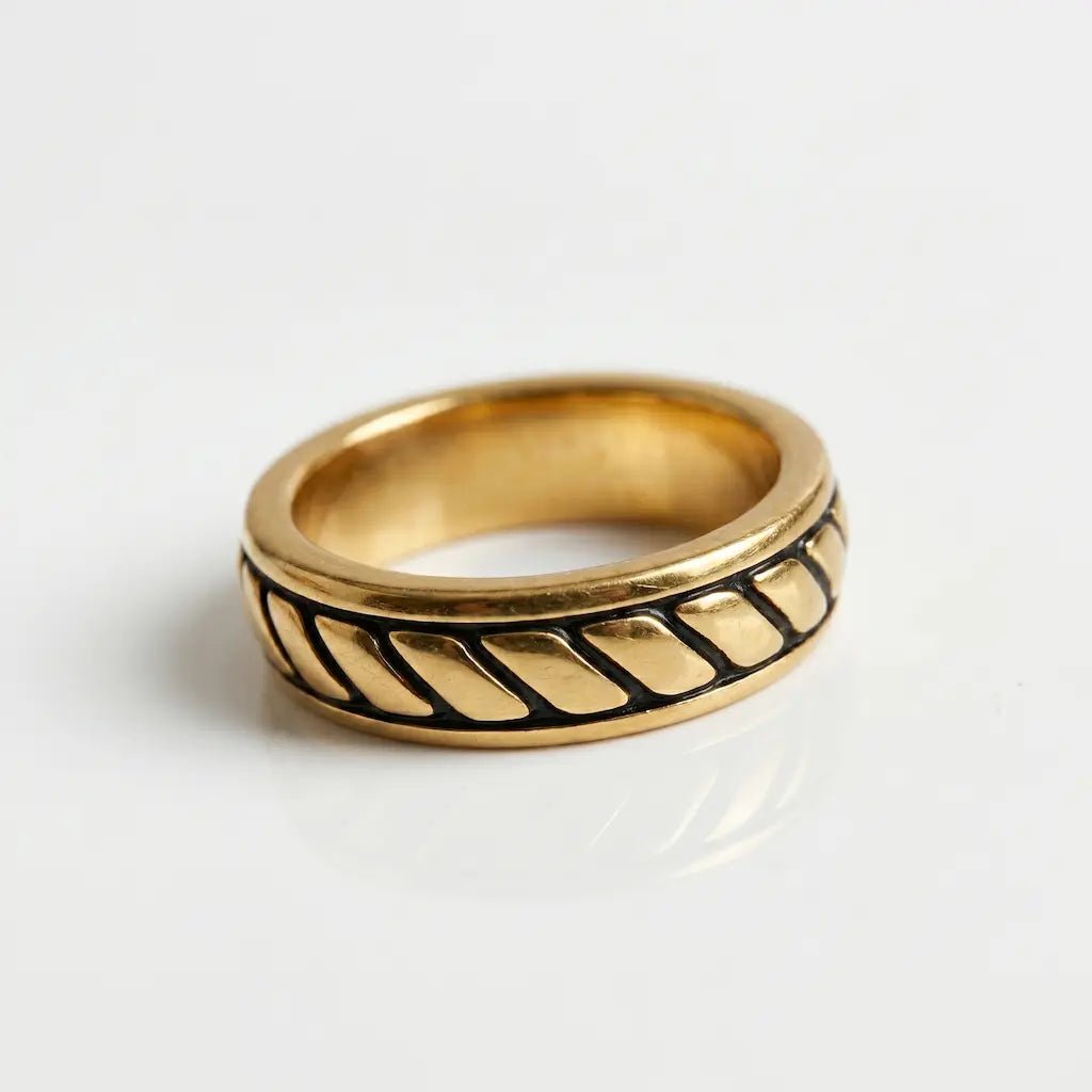 ANILLO SOGA - GOLD - Athereos