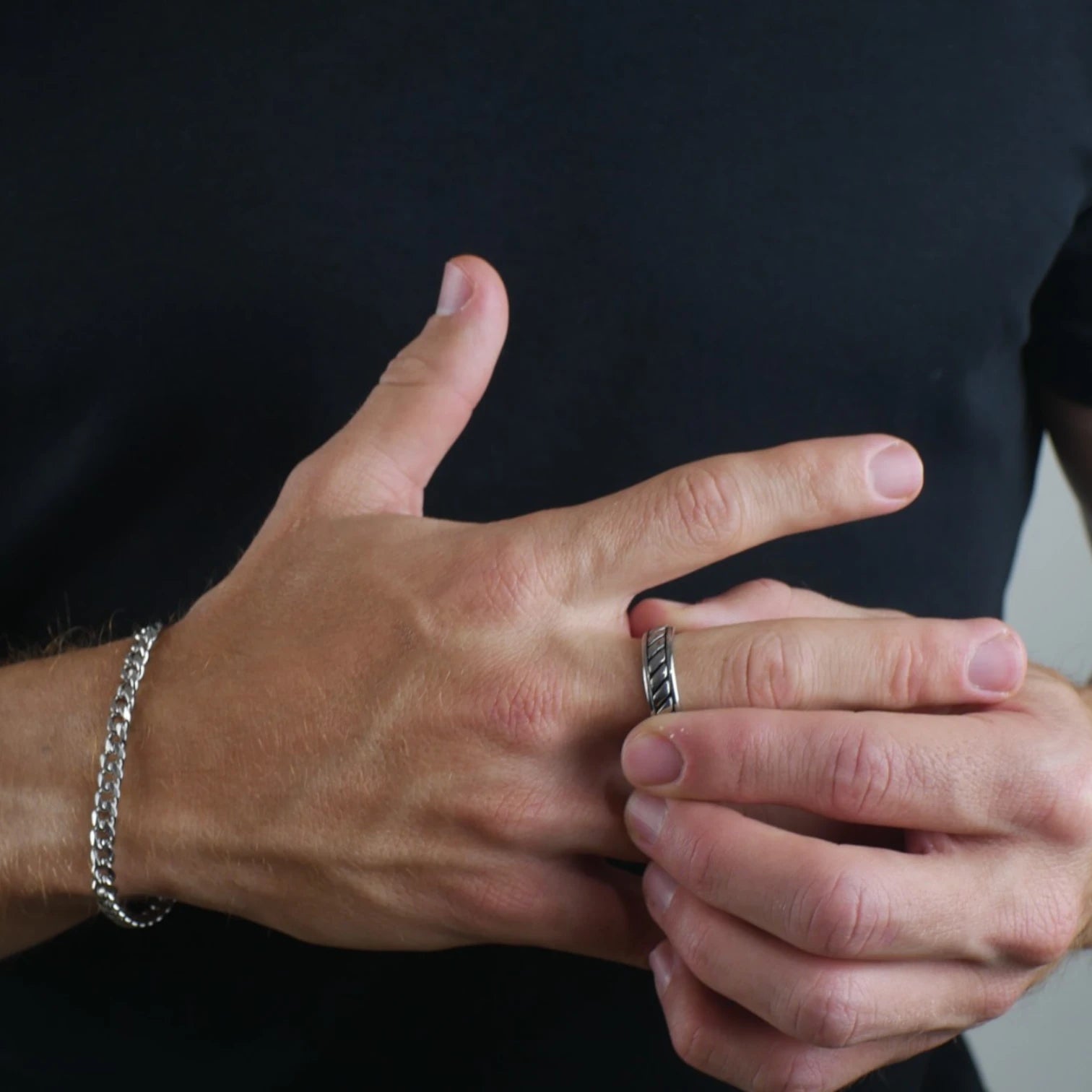 ANILLO SOGA - SILVER - ATHEREOS