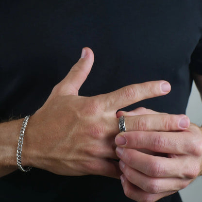 ANILLO SOGA - SILVER - ATHEREOS