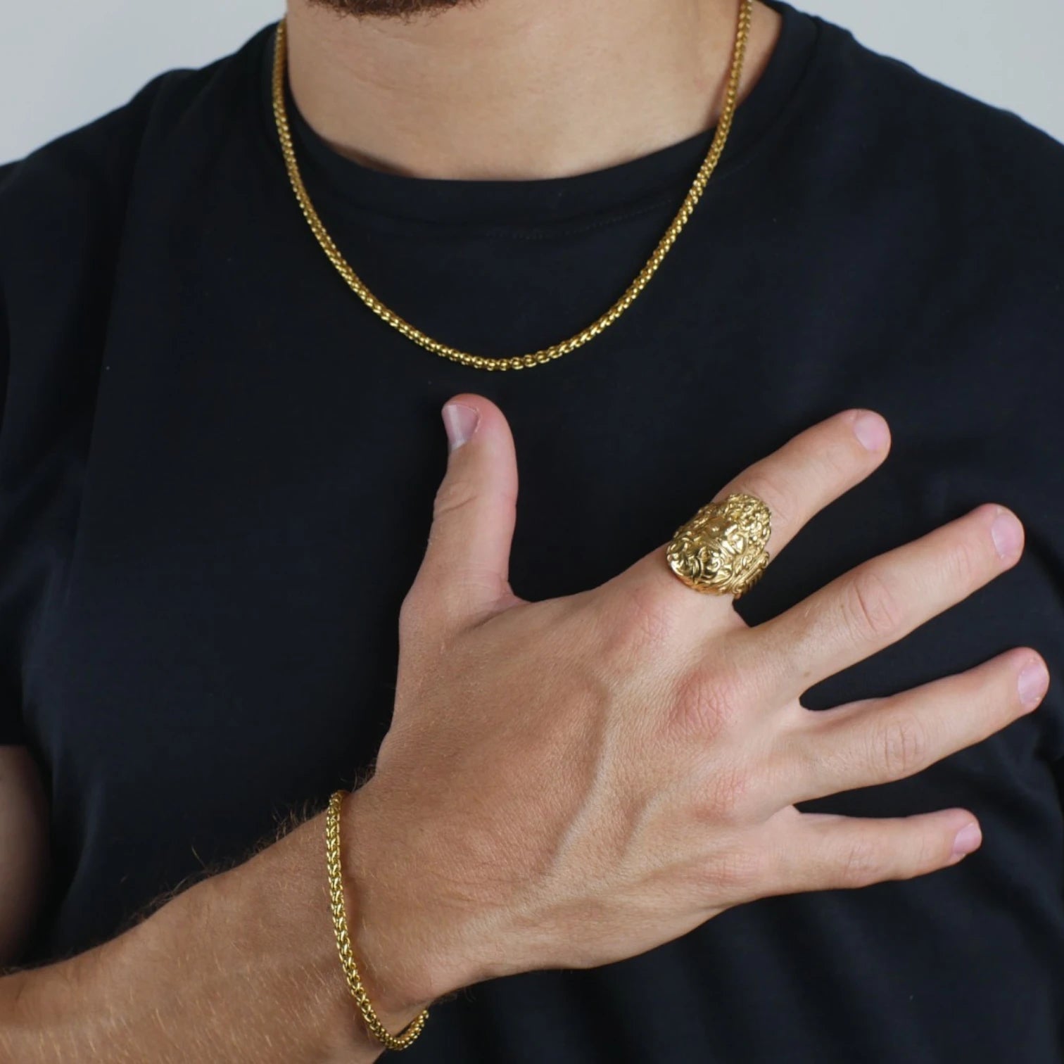ANILLO ZEUS - GOLD - ATHEREOS