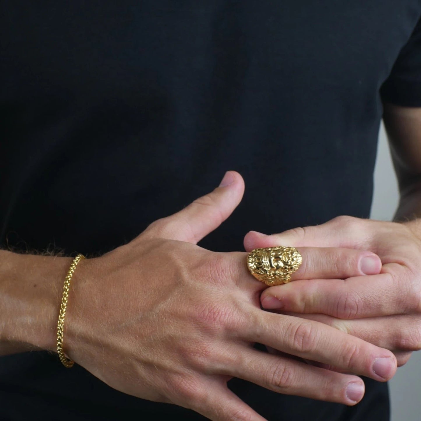 ANILLO ZEUS - GOLD - ATHEREOS