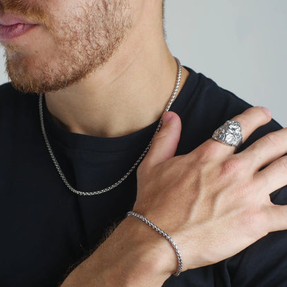 ANILLO ZEUS - SILVER - ATHEREOS