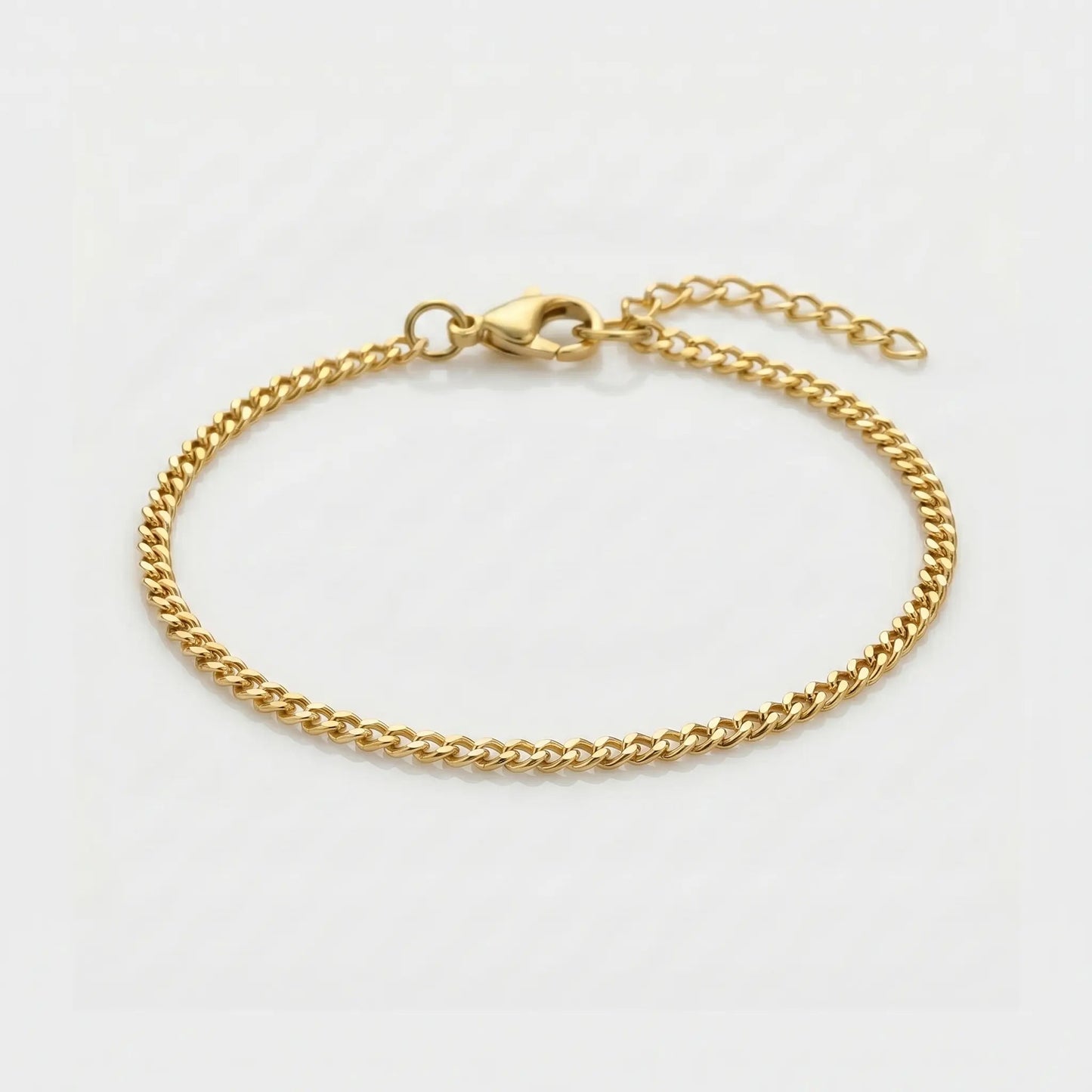 BRAZALETE CUBANO FEMME - GOLD 3MM - Athereos