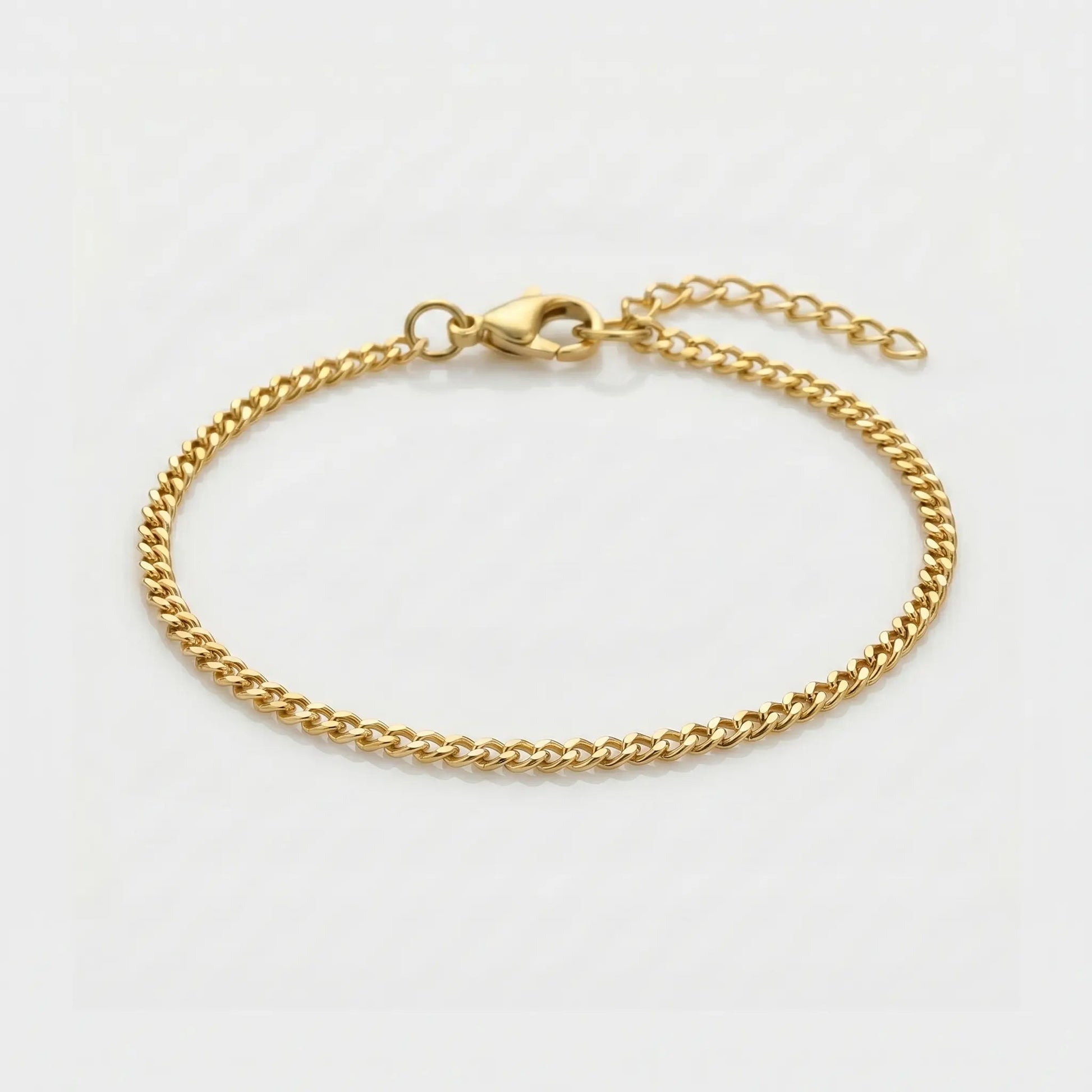 BRAZALETE CUBANO FEMME - GOLD 3MM - Athereos
