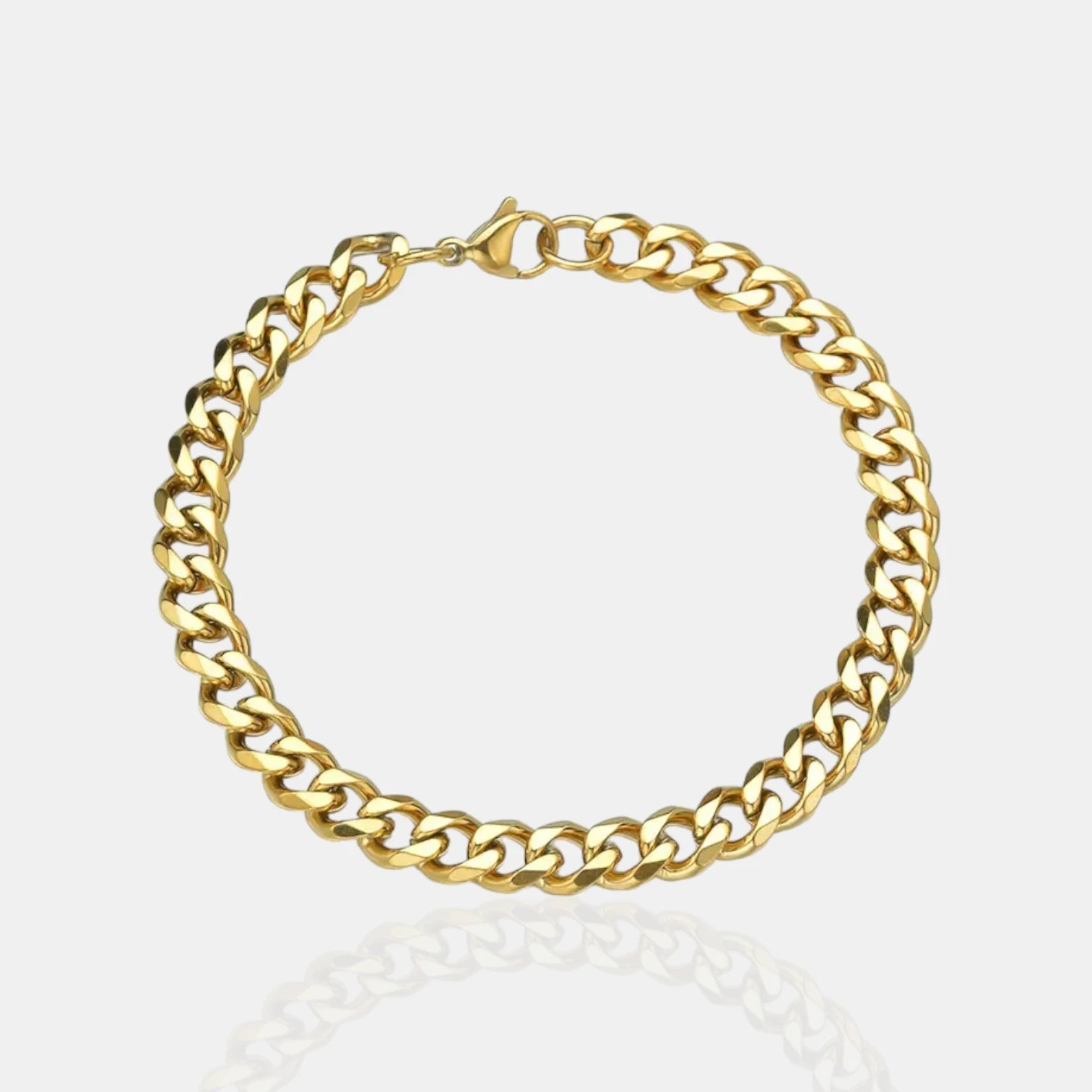 BRAZALETE CUBANO - GOLD 5MM - ATHEREOS