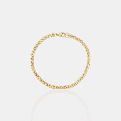BRAZALETE ESPIGA - GOLD 3MM - ATHEREOS