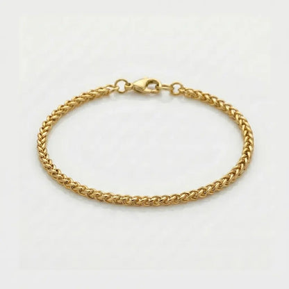 BRAZALETE ESPIGA - GOLD 3MM - Athereos