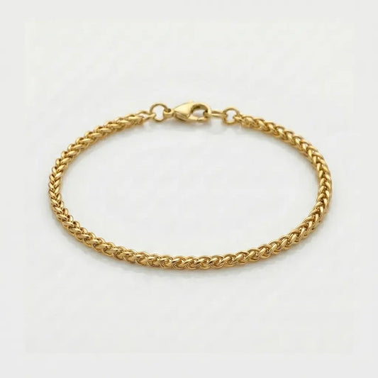 BRAZALETE ESPIGA - GOLD 3MM - Athereos