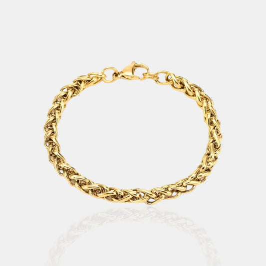 BRAZALETE ESPIGA - GOLD 5MM - ATHEREOS