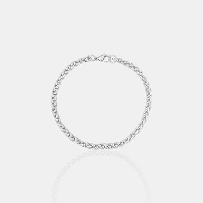 BRAZALETE ESPIGA - SILVER 3MM - ATHEREOS