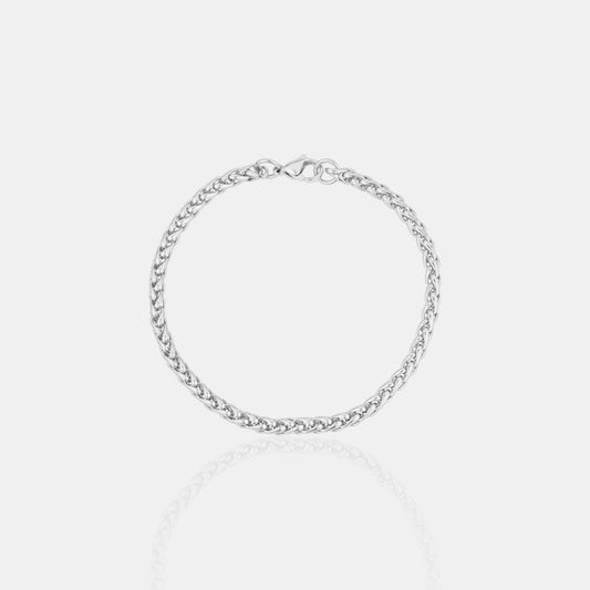 BRAZALETE ESPIGA - SILVER 3MM - ATHEREOS