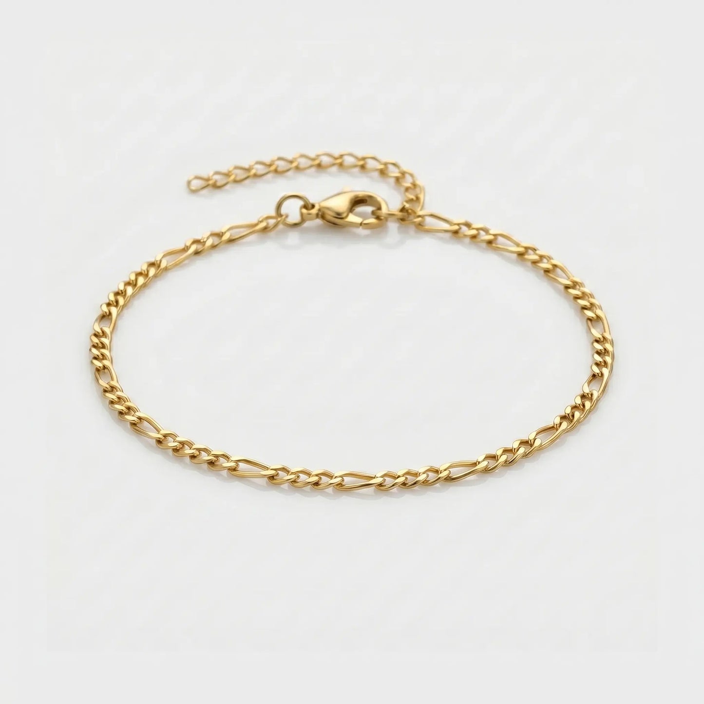BRAZALETE FIGARO FEMME - GOLD 3MM - Athereos