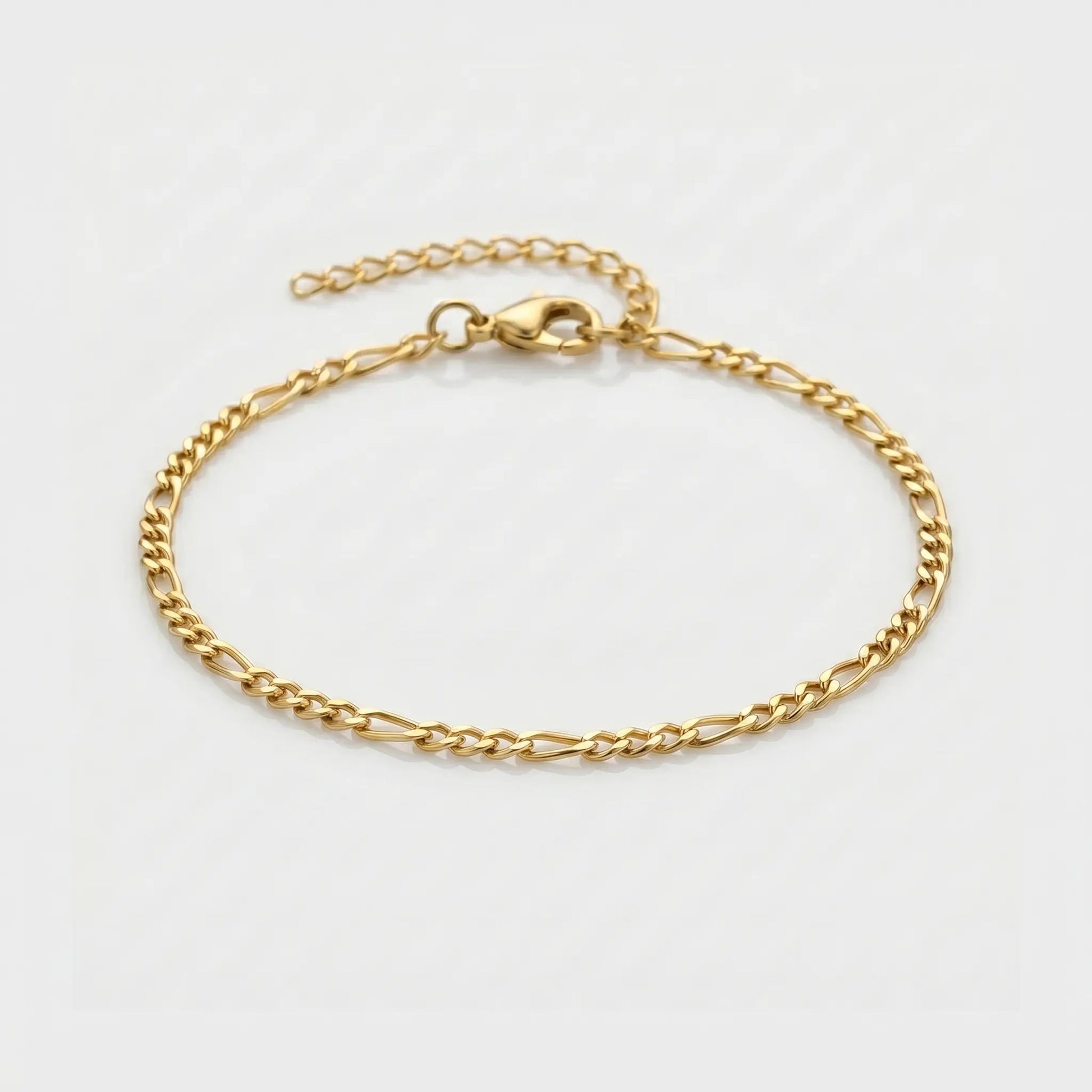 BRAZALETE FIGARO FEMME - GOLD 3MM - Athereos
